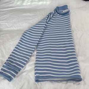 Blue Strip Cotton Sweater